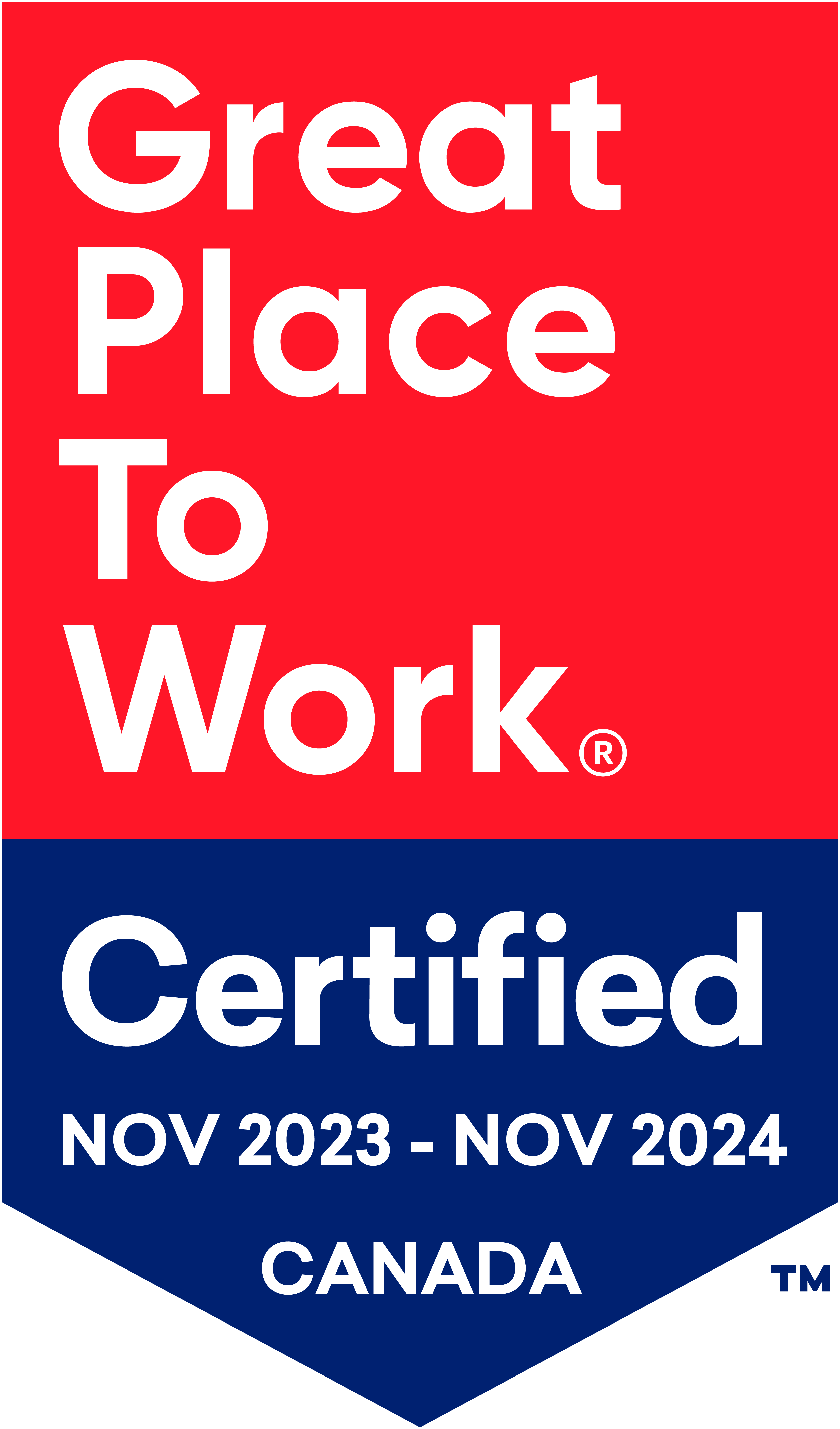 Great Place to Work Certification Badge 2022